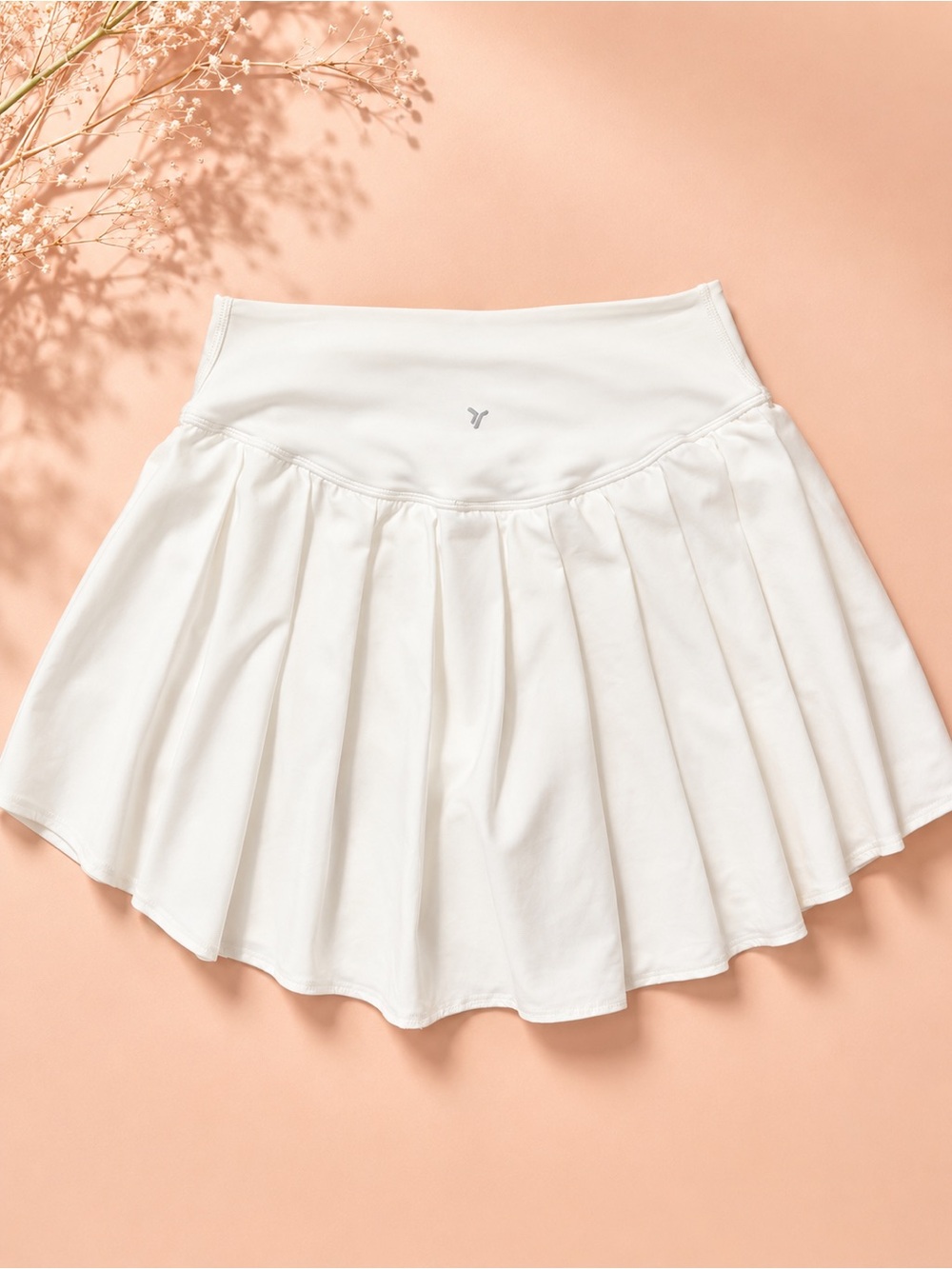 Old Navy White Circle Skirt with High Waist
